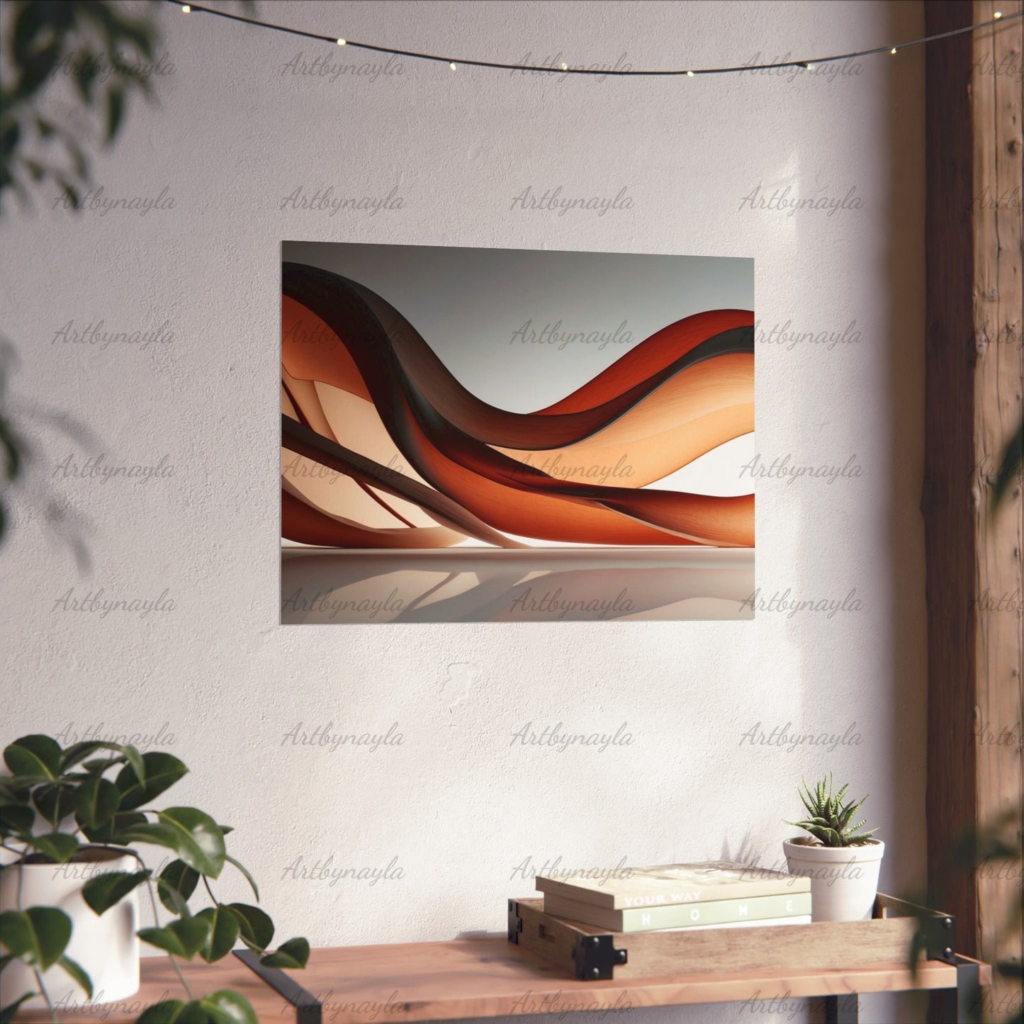 Elegant Abstract Wall Art Poster | Modern Home Decor, Aesthetic Print, Office Art, Living Room Decor