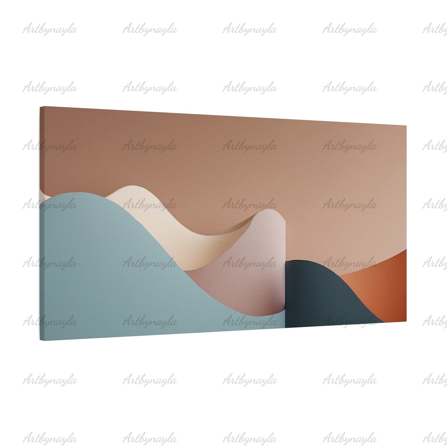 Landscape Canvas Wall Art | Modern Wall Decor, Home Office Decoration, Minimalist Artwork, Gift for Art Lovers