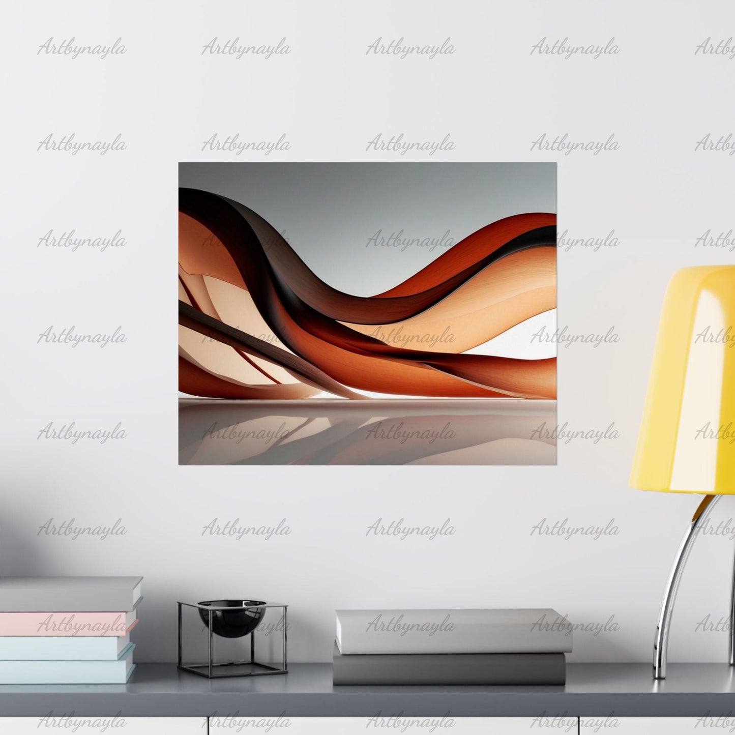 Elegant Abstract Wall Art Poster | Modern Home Decor, Aesthetic Print, Office Art, Living Room Decor