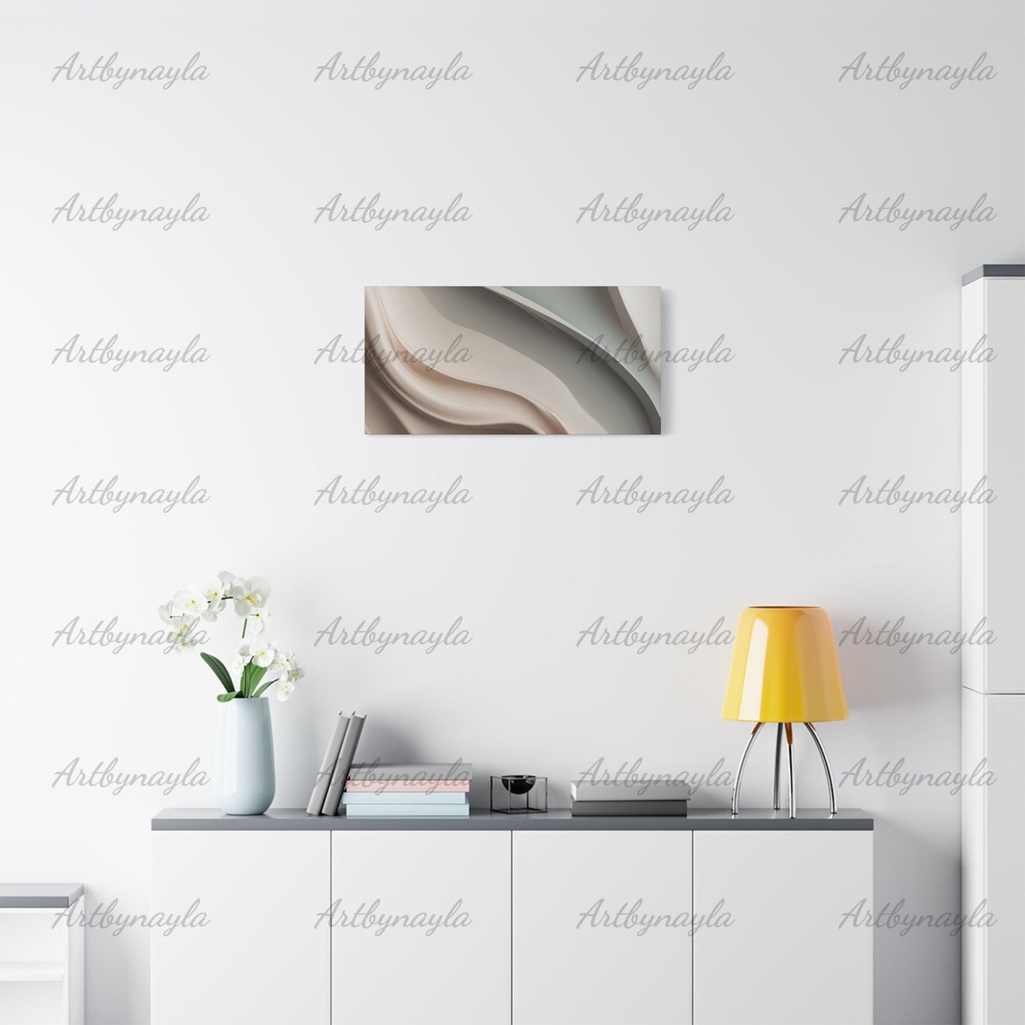 Elegant Nude Abstract Canvas Wall Art | Modern Home Decor, Minimalist Artwork, Living Room Wall Hanging, Gift for Art Lovers