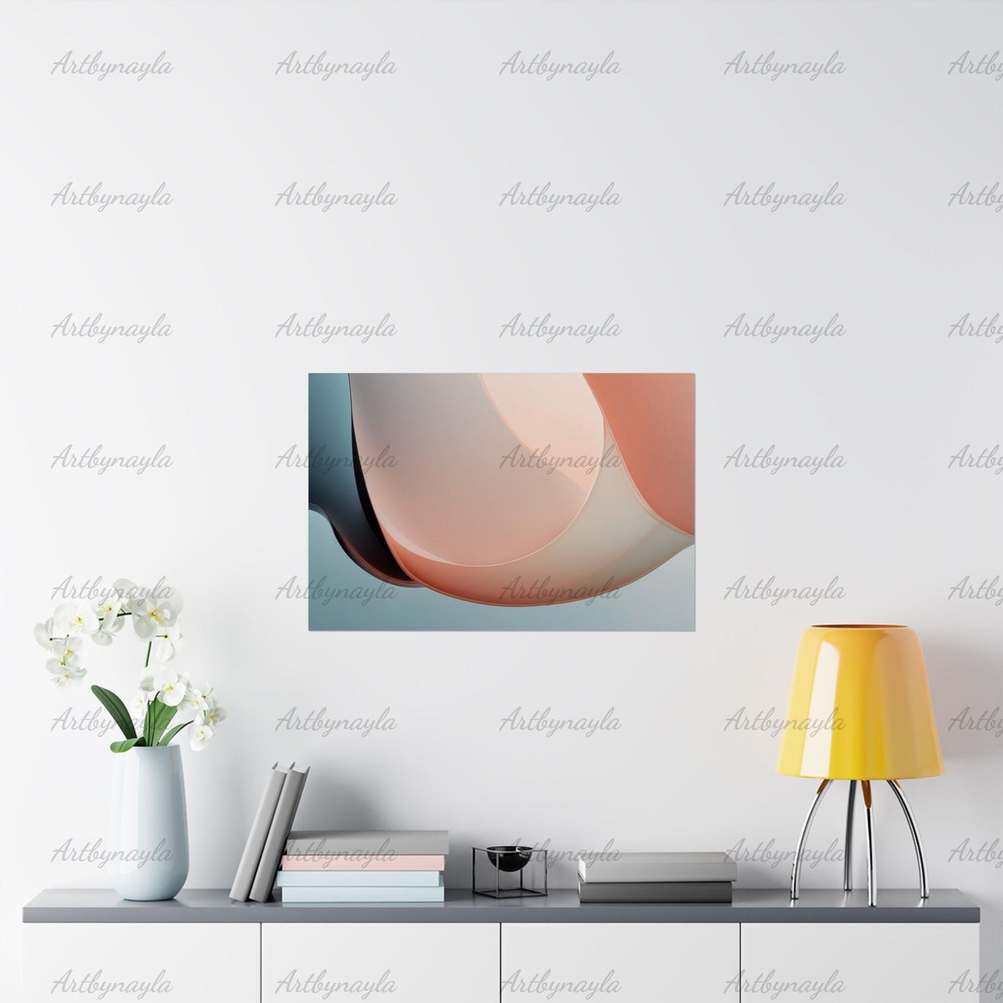Abstract Matte Poster | Minimalist Wall Decor, Contemporary Home Art, Modern Art Print, Gallery Wall Decor