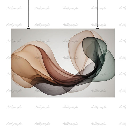 Artistic Wall Poster | Elegant Home Decor, Modern Abstract Print, Living Room Artwork, Stylish Gift for Any Occasion