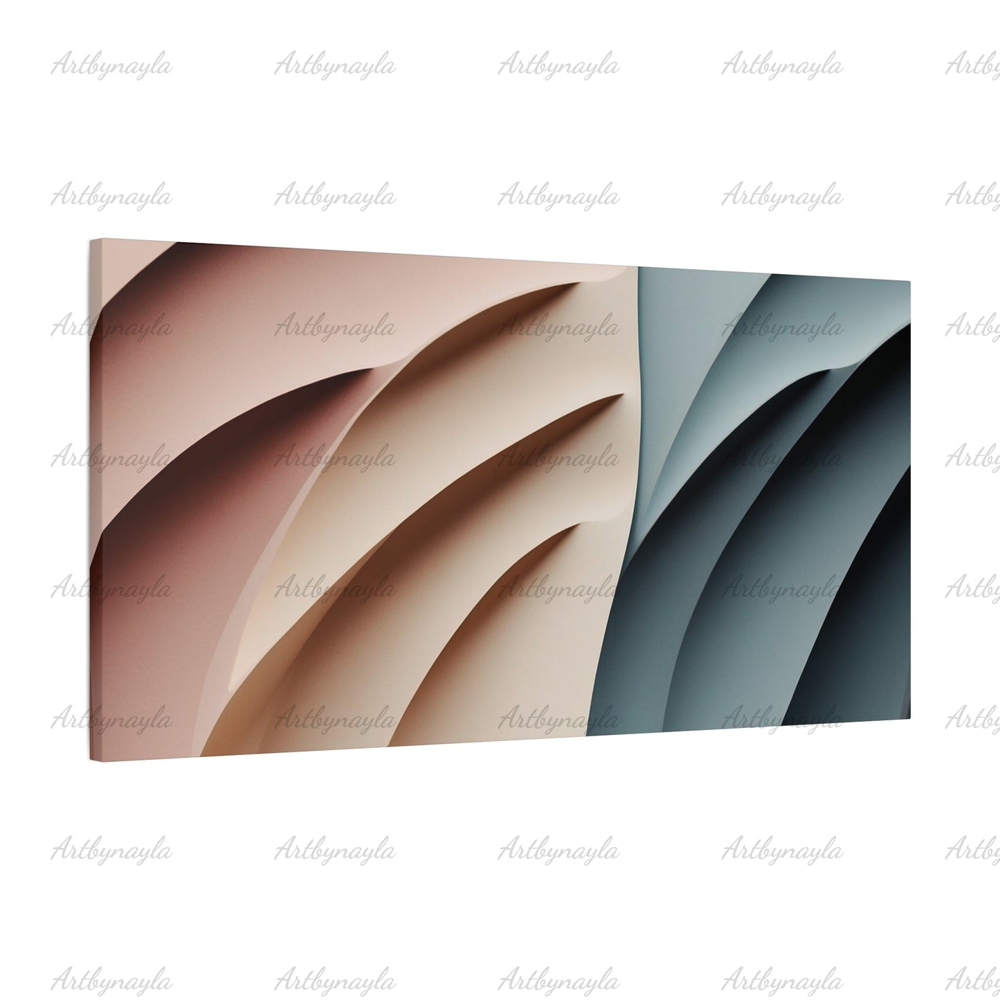 Chic Abstract Wall Art | Matte Canvas Print, Modern Decor, Contemporary Art for Home, Minimalist Design for Living Room
