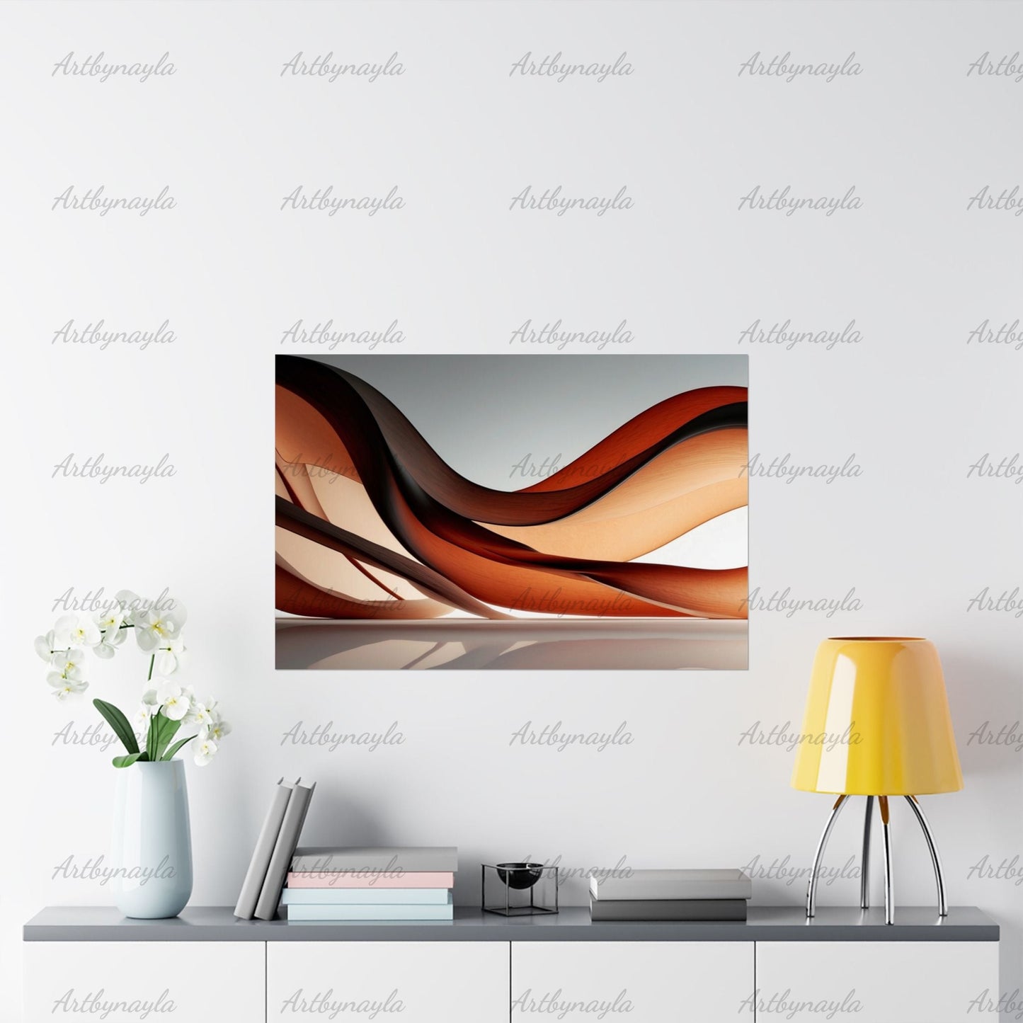 Elegant Abstract Wall Art Poster | Modern Home Decor, Aesthetic Print, Office Art, Living Room Decor