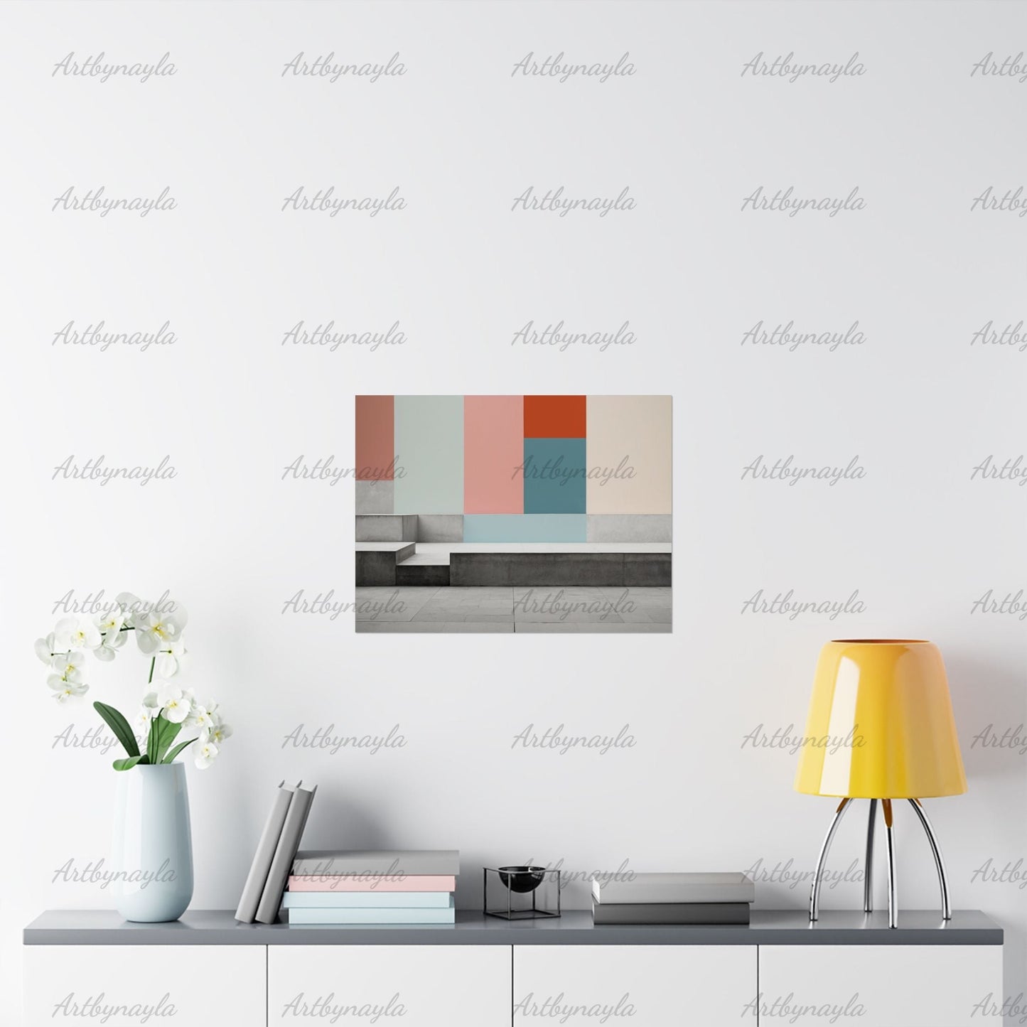Modern Geometric Art Poster | Minimalist Wall Decor, Contemporary Home Aesthetic, Art Print for Living Room, Gift for Design Lovers