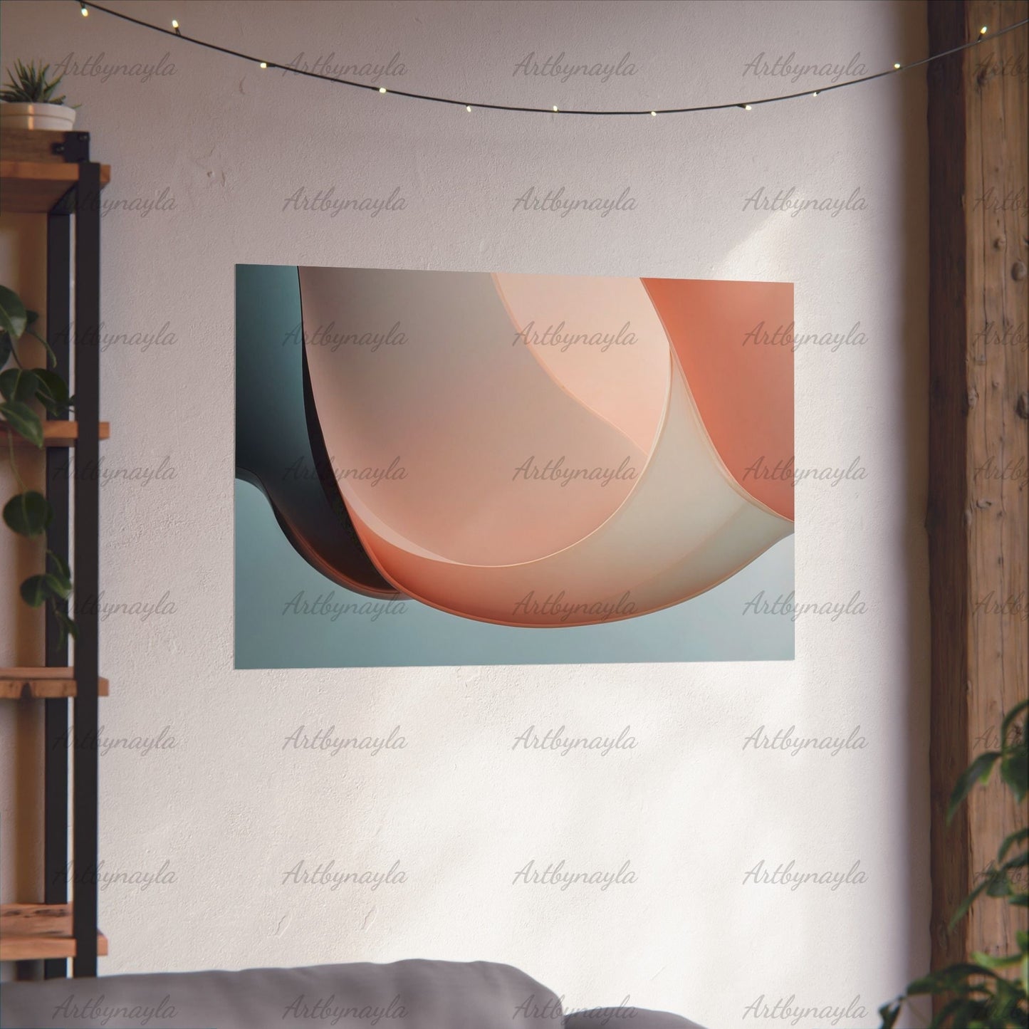 Abstract Matte Poster | Minimalist Wall Decor, Contemporary Home Art, Modern Art Print, Gallery Wall Decor