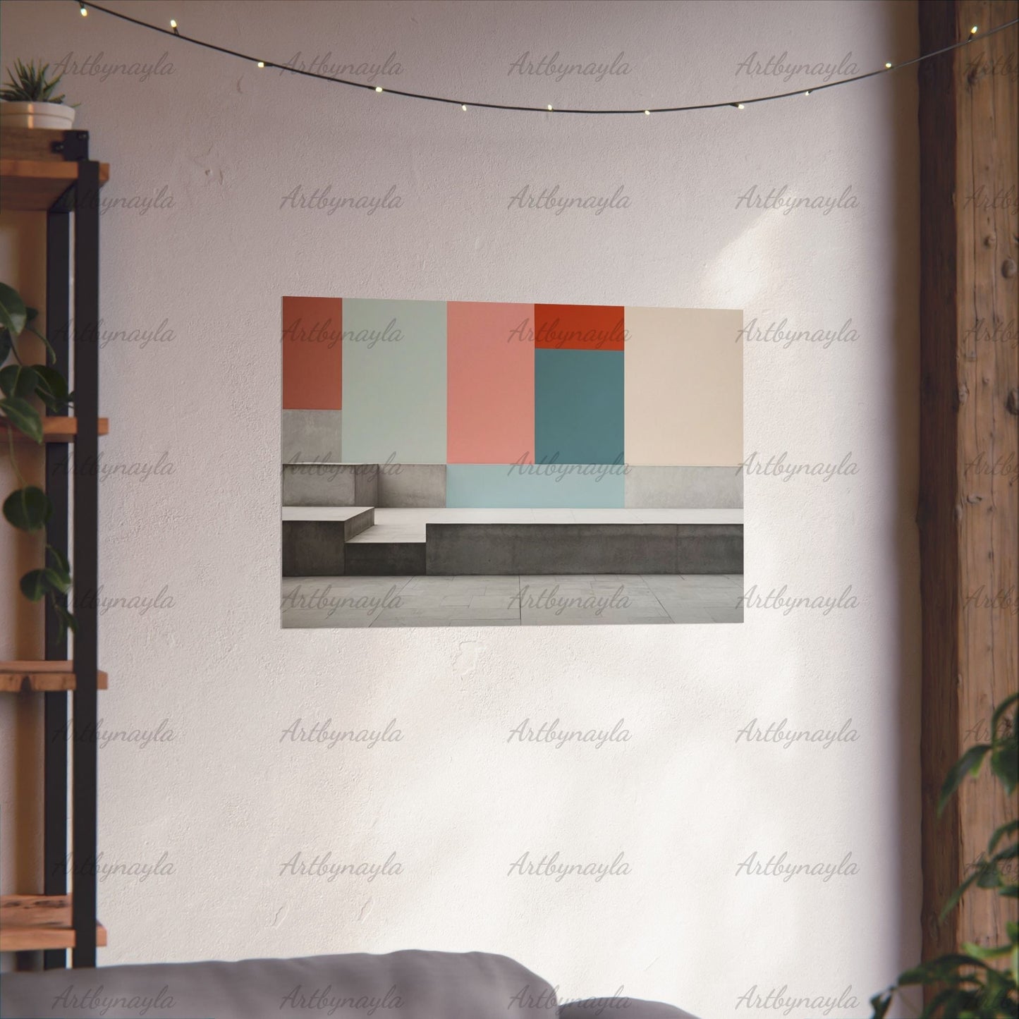 Modern Geometric Art Poster | Minimalist Wall Decor, Contemporary Home Aesthetic, Art Print for Living Room, Gift for Design Lovers