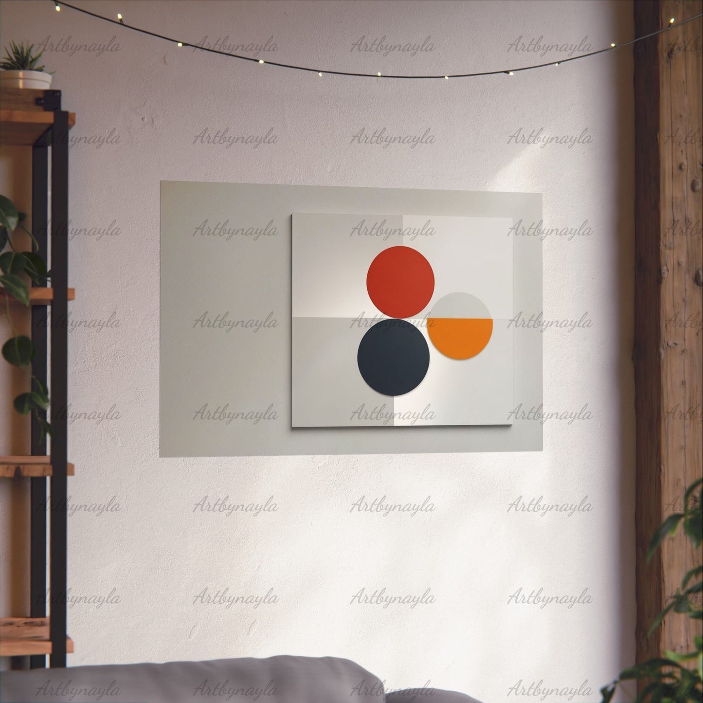 Modern Circle Wall Art Poster | Minimalist Home Decor, Geometric Circle Print, Unique Artwork for Living Room, Office Wall Decor