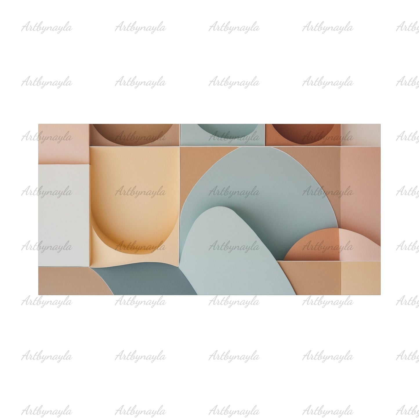 Abstract Geometric Canvas Art Print | Minimalist Wall Decor, Modern Home Decoration, Gift for Art Lovers, Geometric Design