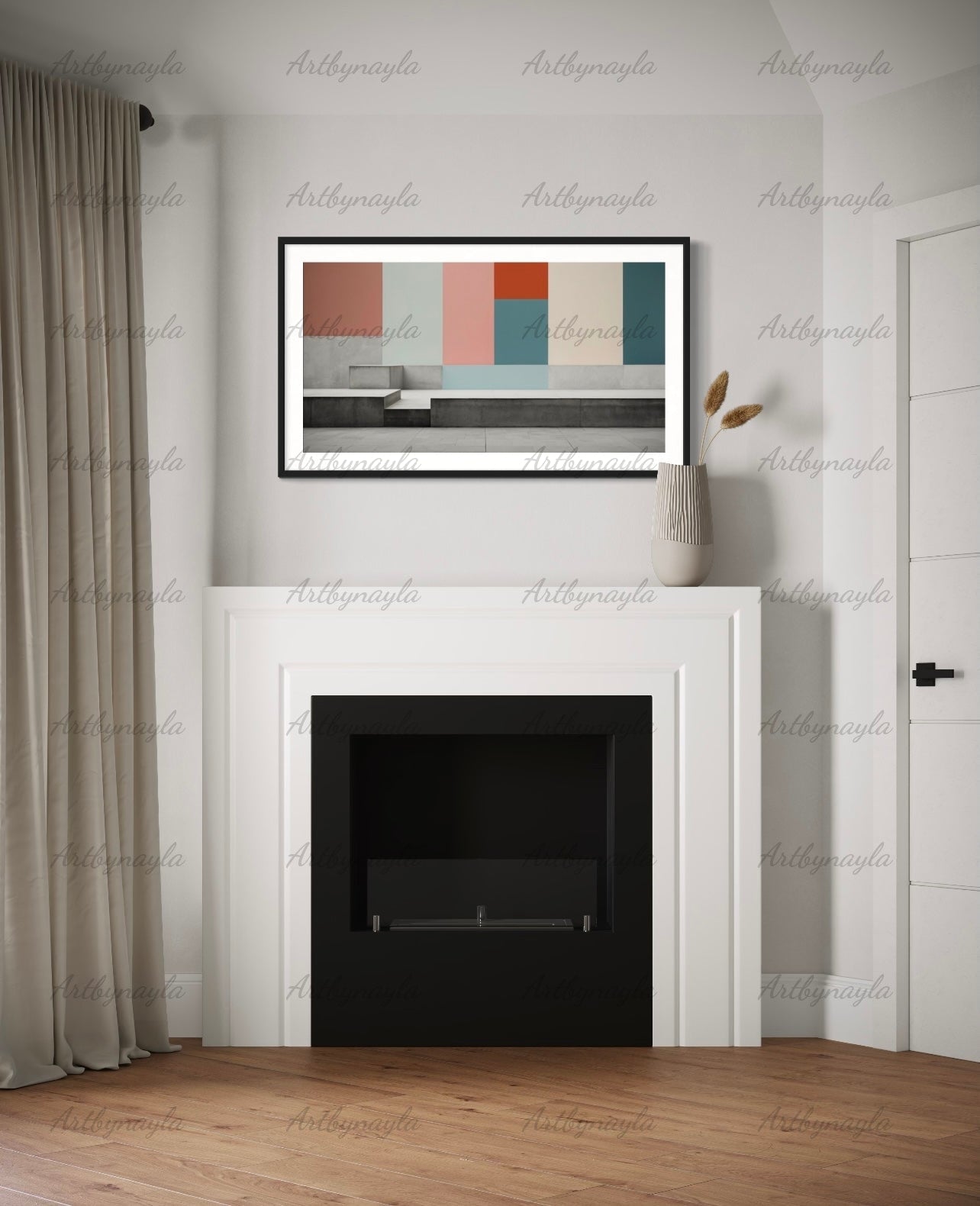 Modern Geometric Art Poster | Minimalist Wall Decor, Contemporary Home Aesthetic, Art Print for Living Room, Gift for Design Lovers