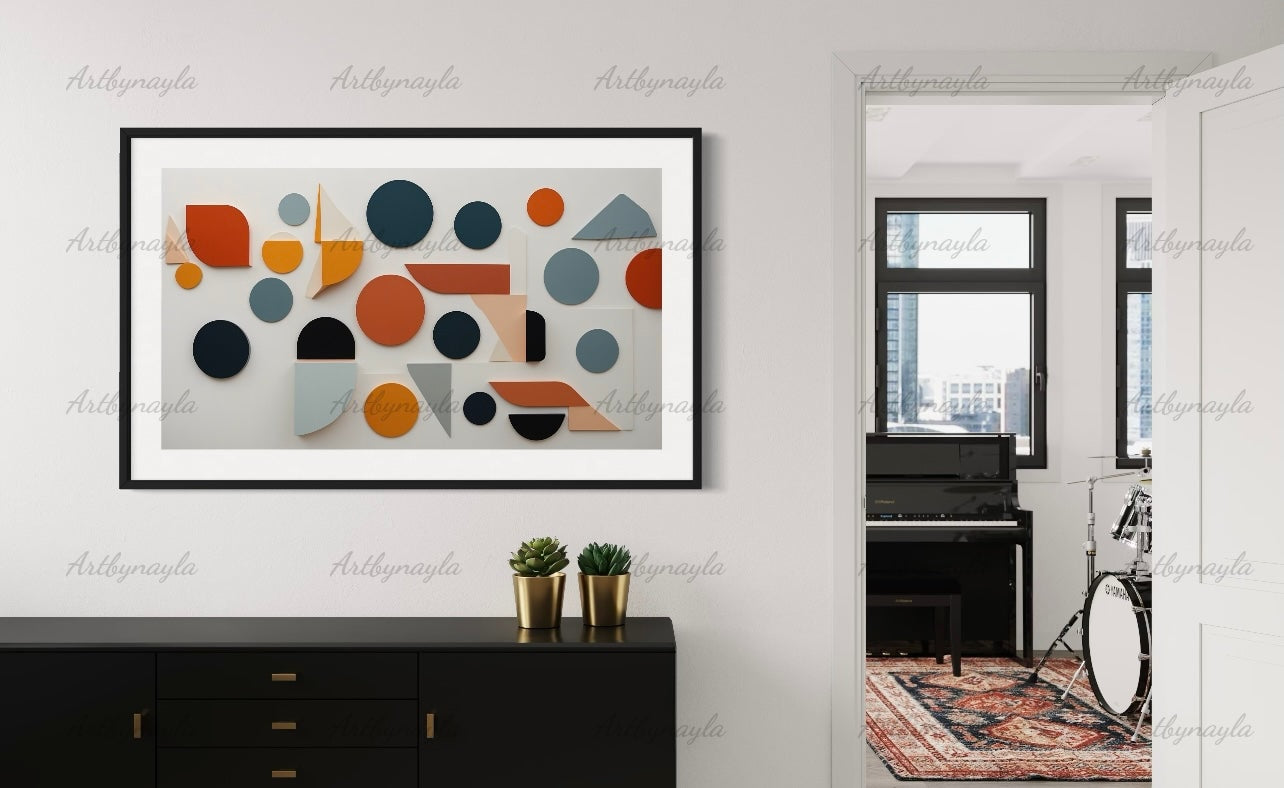 Modern Geometric Posters | Abstract Wall Art, Home Decor, Living Room Print, Office Aesthetic, Gift for Art Lovers