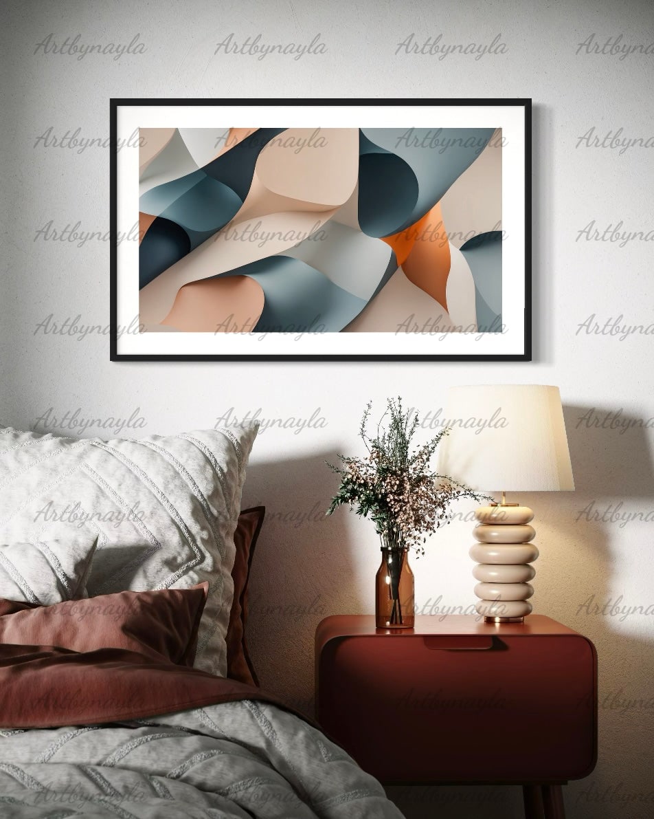 Modern Abstract Wall Art Poster | Matte Home Decor, Minimalist Office Art, Stylish Room Decor, Unique Gift Idea