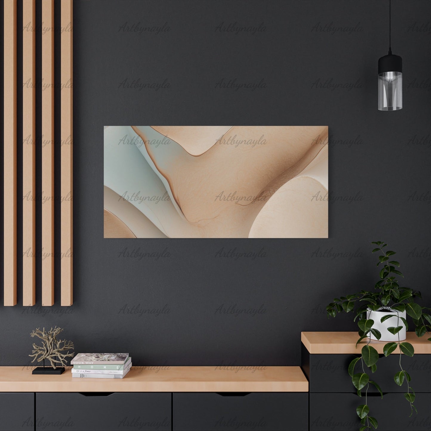 Nude Abstract Canvas Art | Minimalist Home Decor, Gift for Art Lovers, Wall Art for Living Room, Modern Art Print, Unique Artwork