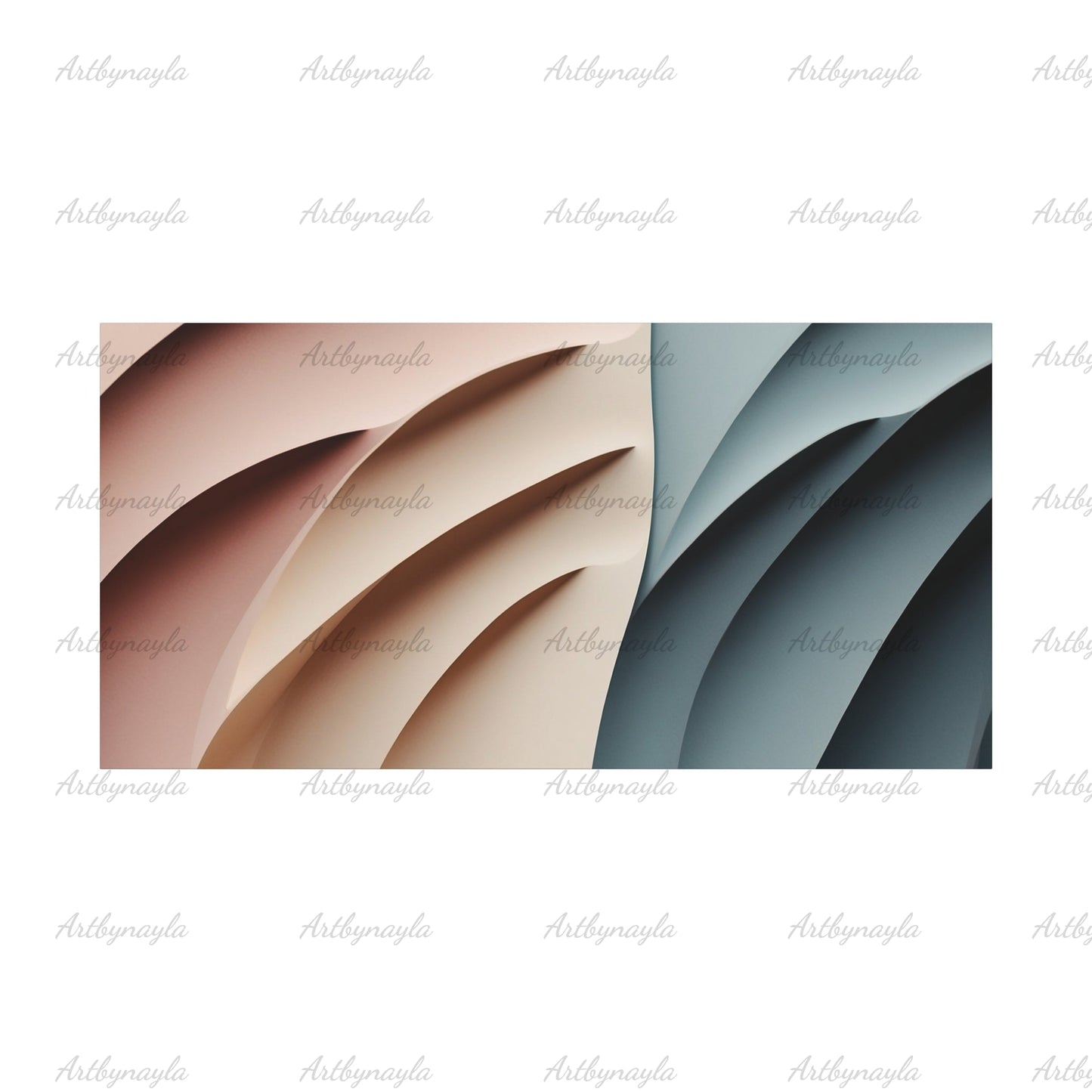 Chic Abstract Wall Art | Matte Canvas Print, Modern Decor, Contemporary Art for Home, Minimalist Design for Living Room