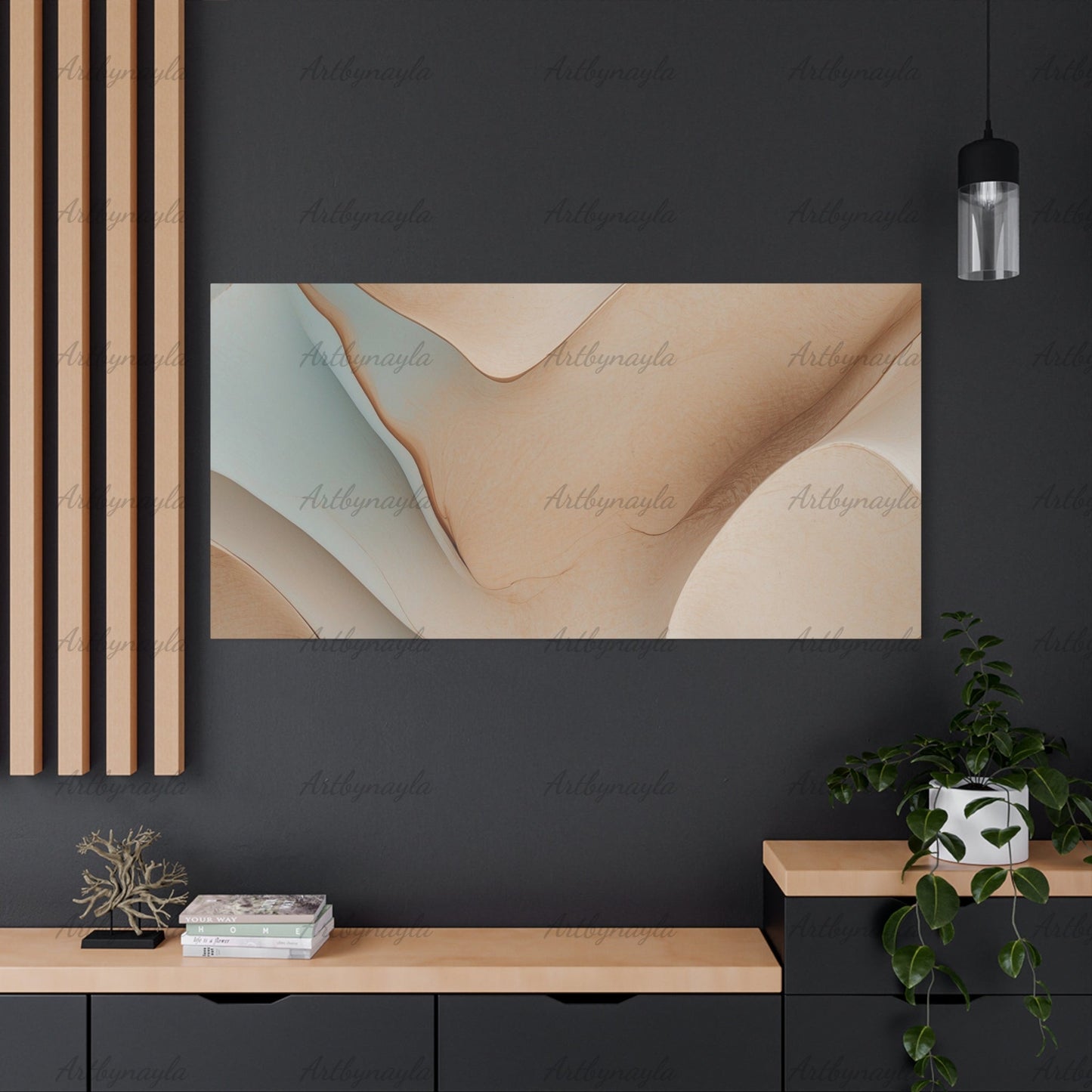 Nude Abstract Canvas Art | Minimalist Home Decor, Gift for Art Lovers, Wall Art for Living Room, Modern Art Print, Unique Artwork