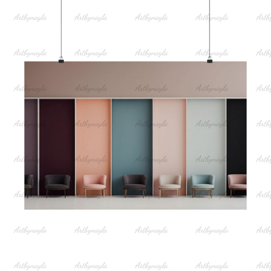 Modern Wall Art Poster for Modern Home Decor | Abstract Matte Prints, Chic Office Wall Art, Stylish Living Room Decor