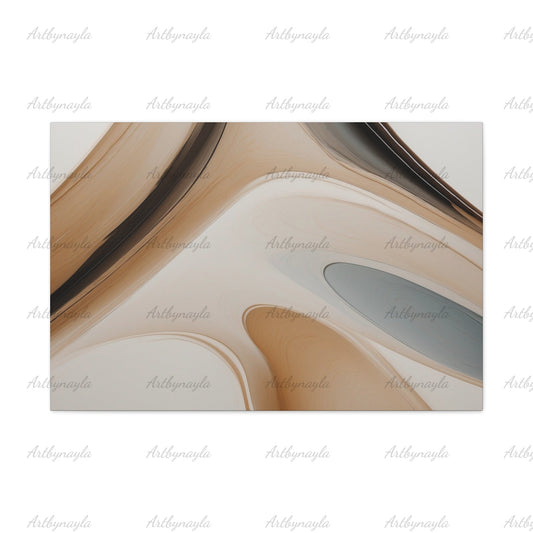 Stylish Stretched Canvas Art | Contemporary Abstract Home Decor, Modern Wall Artwork, Office Wall Art, Gift for Art Lovers