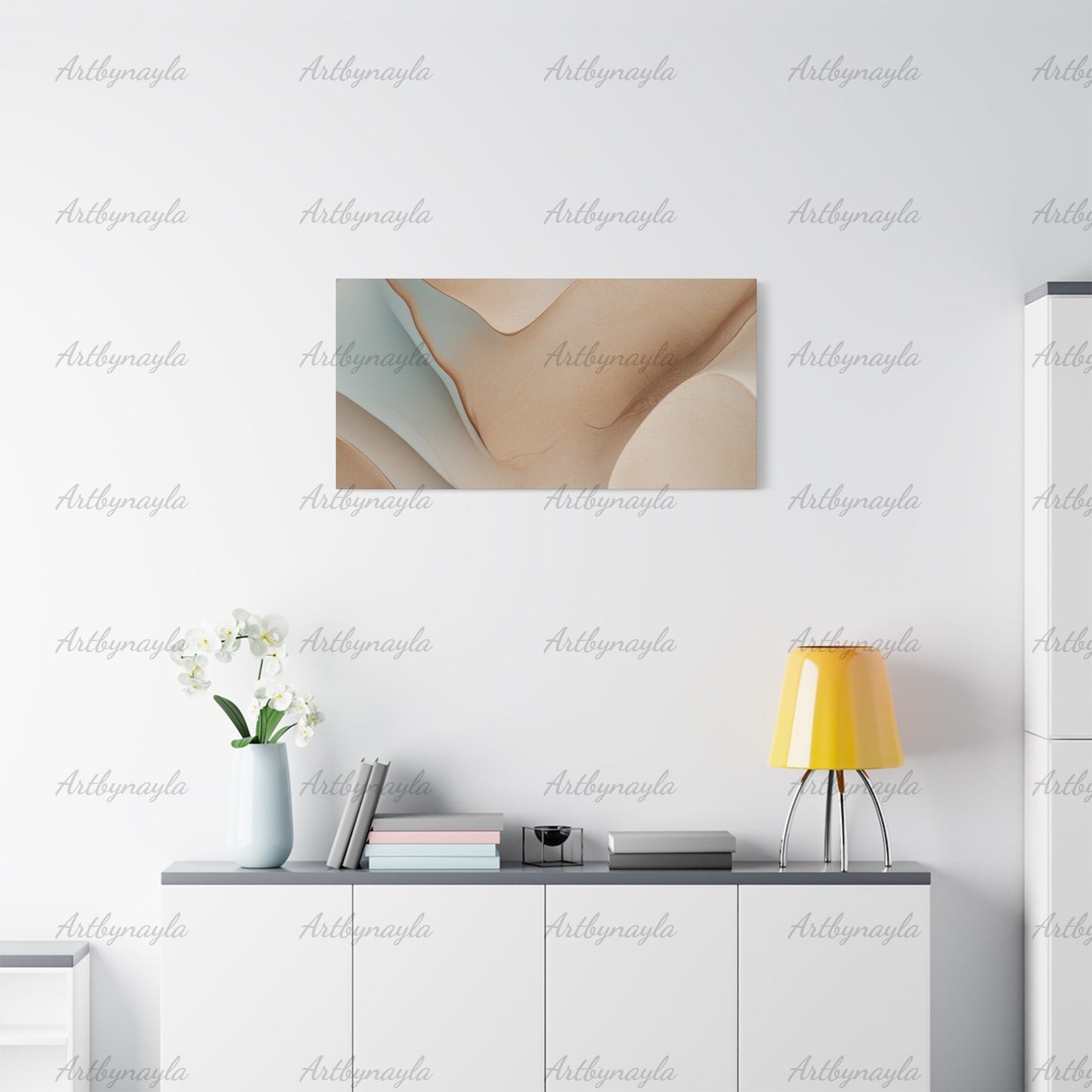 Nude Abstract Canvas Art | Minimalist Home Decor, Gift for Art Lovers, Wall Art for Living Room, Modern Art Print, Unique Artwork