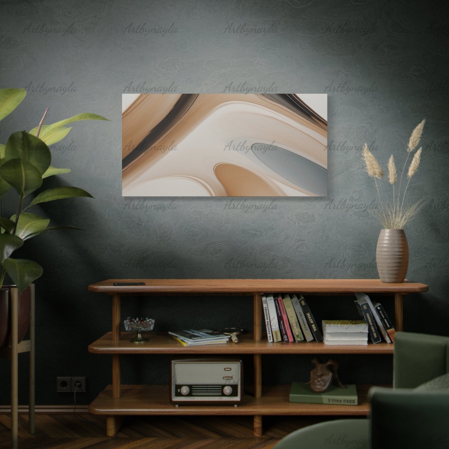 Stylish Stretched Canvas Art | Contemporary Abstract Home Decor, Modern Wall Artwork, Office Wall Art, Gift for Art Lovers
